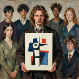 a thiefling holding her imp frantisek kupka, intricate, miles johnston, kuroda seiki, cynical realism, ozabu, john william godward, painterly, yoshitaka amano, moebius, miles johnston, louise zhang, james jean, mark ryden