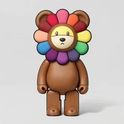 ! dream kanye west cartoon bear, dropout bear by takashi murakami