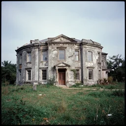 photo of the most cursed location in the world, fujifilm velvia 5 0, color photography, sigma 2 8 mm