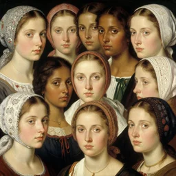 a lot of patterns morphing in a beautiful peasant girls face, film still by kubrick, depicted by herbert james draper, arnold bocklin, john willaim godward, sir lawrence alma - tadema. limited color palette, very intricate, highly detailed, minimalist