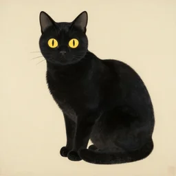 black cat by tsuguharu foujita