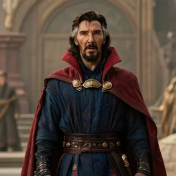 film still of dark-skinned Jesus Christ as Doctor Strange in new Avengers film, 4k