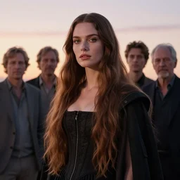 photographic portrait of a stunningly beautiful renaissance female in soft dreamy light at sunset, extremely long hair, contemporary fashion shoot, by edward robert hughes, annie leibovitz and steve mccurry, david lazar, jimmy nelsson, breathtaking, 8 k resolution, extremely detailed, beautiful, establishing shot, artistic, hyperrealistic, beautiful face, octane render