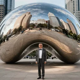 Mr. Bean in place of the Chicago bean