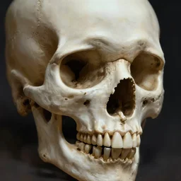 skull, close - up portrait, powerful, intricate, elegant, volumetric lighting, scenery, digital painting, highly detailed, artstation, sharp focus, illustration, concept art