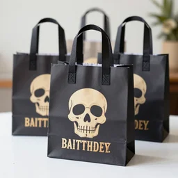 day of the death birthday party celebration, party favors, gifts, party favors bags, photo realistic, hyper realistic, detailed, sharp, focused, focused, detailed, sharp, instagram, influencer, 8 k resolution, hyperrealistic, octane render