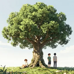 tree of life, trending on artstation, pixiv, hyperdetailed Unreal Engine 4k 8k ultra HD, Stanley Artgerm Lau, WLOP, Rossdraws, James Jean Marc Simonetti Ruan Jia and Mandy Jurgens and Artgerm and William-Adolphe Bouguerea Sakimichan, yuru camp, illustration, digital art,-H 1024