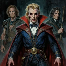 a highly detailed terrifying painting of stephen strange, by james gurney, greg rutkowski, by craig mullins