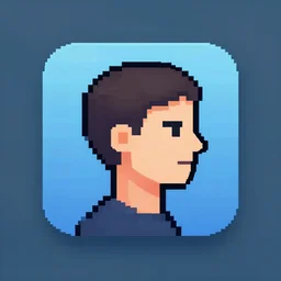 ui art icon for a wandering mind, victo ngai, kilian eng, flat, artstation, behance, pixel