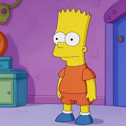 film still of live action bart simpson in the new comedy movie, 4 k