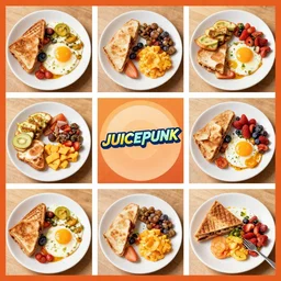 juicepunk alive breakfast 5 x 5 grid