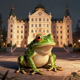 frog, from the grand budapest hotel