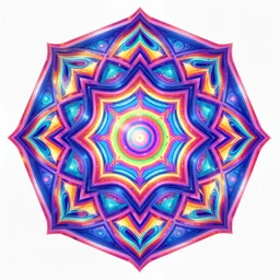 a netrunner vortex mandala, vaporwave aesthetic, colorful, psychedelic, digital painting, artstation, concept art, smooth, sharp focus, illustration, art by artgerm and greg rutkowski and alphonse mucha
