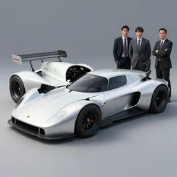 custom concept design of a classic racing sport car. car design by cory loftis, fenghua zhong, ryohei hase, ismail inceoglu and ruan jia. len blur background bokeh. art by artgerm and filip hodas. clouds by rhads.