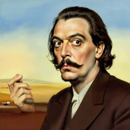 Stalin in Dalì's style