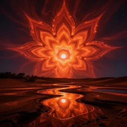 psychedelic oil projections, red and orange colour scheme