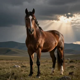 horse enjoying ketamine