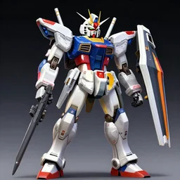 gundam in cyberpunk style, trending on artstation