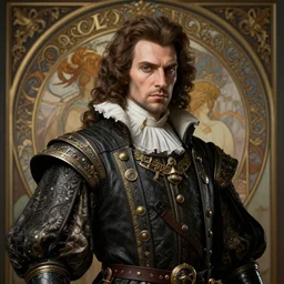 a hyperdetailed matte portrait of a cyberpunk ninja dressed as a 1 6 th century euopean nobleman, highly detailed, deep focus, elegant, digital painting, sharp focus, ultra realistic, 8 k, art by greg rutkowski and rembrandt and alphonse mucha, ultrawide lens