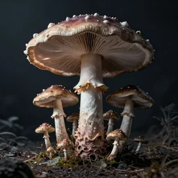 dreary realism psychedelic mushrooms dream, in a universe where humans don't exist, by dave mckean