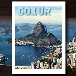 Rio de Janeiro, poster by Kerne Erickson