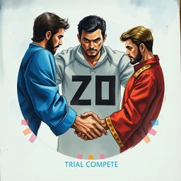 the circle complete, greek symbol zeta, diversity team, latinamerican guy, european, handshake, highly detailed, digital painting, watercolor, soviet realism, engraving, artstation, concept art, smooth, sharp focus, vivid grunge, manga, illustration, unreal engine 5, 8 k, art by bilibin and kuvshinov and malevich and mucha