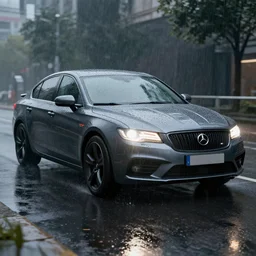 car, hyperrealistic, cinematic, unreal engine 5, rain