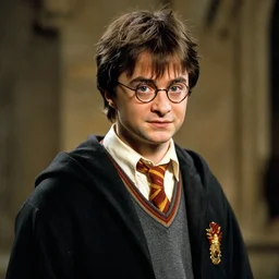 a film still of harry potter, artwork by caravaggio