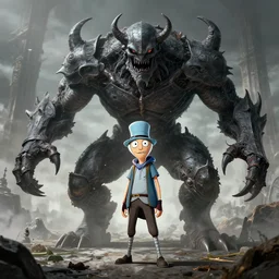 squidward as a dark souls boss by interactive art