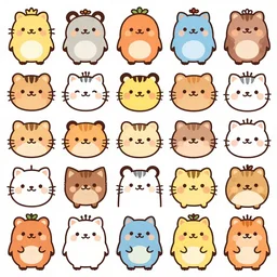 lots of different cartoon animals in lots of different styles