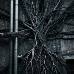 i have the darkest dreams - the city's pipes and wires went through our nerves and veins