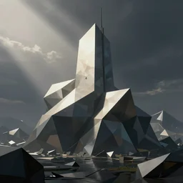 polygonal cyberpunk