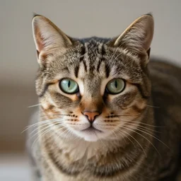 photograph of a cat that knows too many secrets