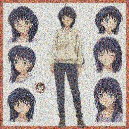 Hikari Natsume, anime character reference sheet