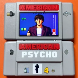 american psycho in nintendo 6 4 game, detailed