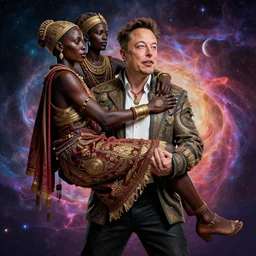 jelon musk being carried by african slaves by junji ito, digital art, deepdream cosmic, 3 d high definition, trending on artstation, photorealistic, high resolution, 8 k, octane, hyper detailed, trending on deviantart insane details, intricate, elite, ornate, elegant trend, highly detailed and intricate, sharp focus, photography, unreal engine