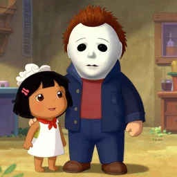 Michael Myers in Dora the explorer