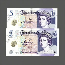 concept design of british £ 5 0 note for the year 2 0 3 3