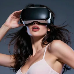 low angle closeup very seductive megan fox retro scifi goddess pinup, vr goggles, action glamour pose, windblown dark hair, hyper detailed, digital art, studio lighting, smooth, ambient lighting, sharp focus, frank miller, wlop, fritz willis, anna dittmann, moebius!, alphonse mucha, patrick nagle!!!, rim lighting, synthwave