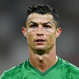 Portrait of Cristiano Ronaldo by Shepard Fairey