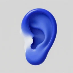 minimalist, surrealist, islamic art, 8 k, abstract, 3 d render, glossy, shiny, lapis lazuli gradients, negative space, proportional, inner ear, vector image, octane render