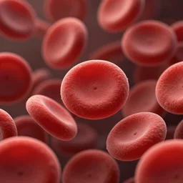 red blood cells or erythrocytes, shallow depth of field, highly detailed, digital painting, trending artstation, concept art, illustration, cinematic lighting, vibrant colors, photorealism, epic, octane render