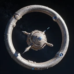 a ringworld designed by Larry Niven