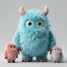 photo of cute plush fluffy chibi monster by giger, wayne barlowe, dariusz zawadzki, zdzislaw beksinski