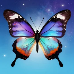 butterfly sky universe life significance, a closeup simple vector pop surrealism, by ( leonardo da vinci ) and greg rutkowski and rafal olbinski ross tran airbrush time magazine