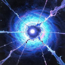 a rift in the universe, vaporwave, fever dream