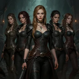 concept art, a beautiful highly detailed lady darkest dungeon crowd, cinematic moody colors, realistic shaded lighting poster by ilya kuvshinov, magali villeneuve, artgerm, jeremy lipkin and michael garmash and rob rey
