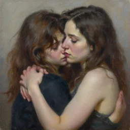 a sense of love and belonging, expressive, emotional, highly detailed, sharp details, oil on canvas, masterpiece
