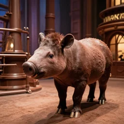 tapir in willy wonka's chocolate factory.