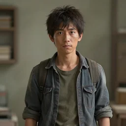 Medium shot of a typical character in the style of insanely detailed